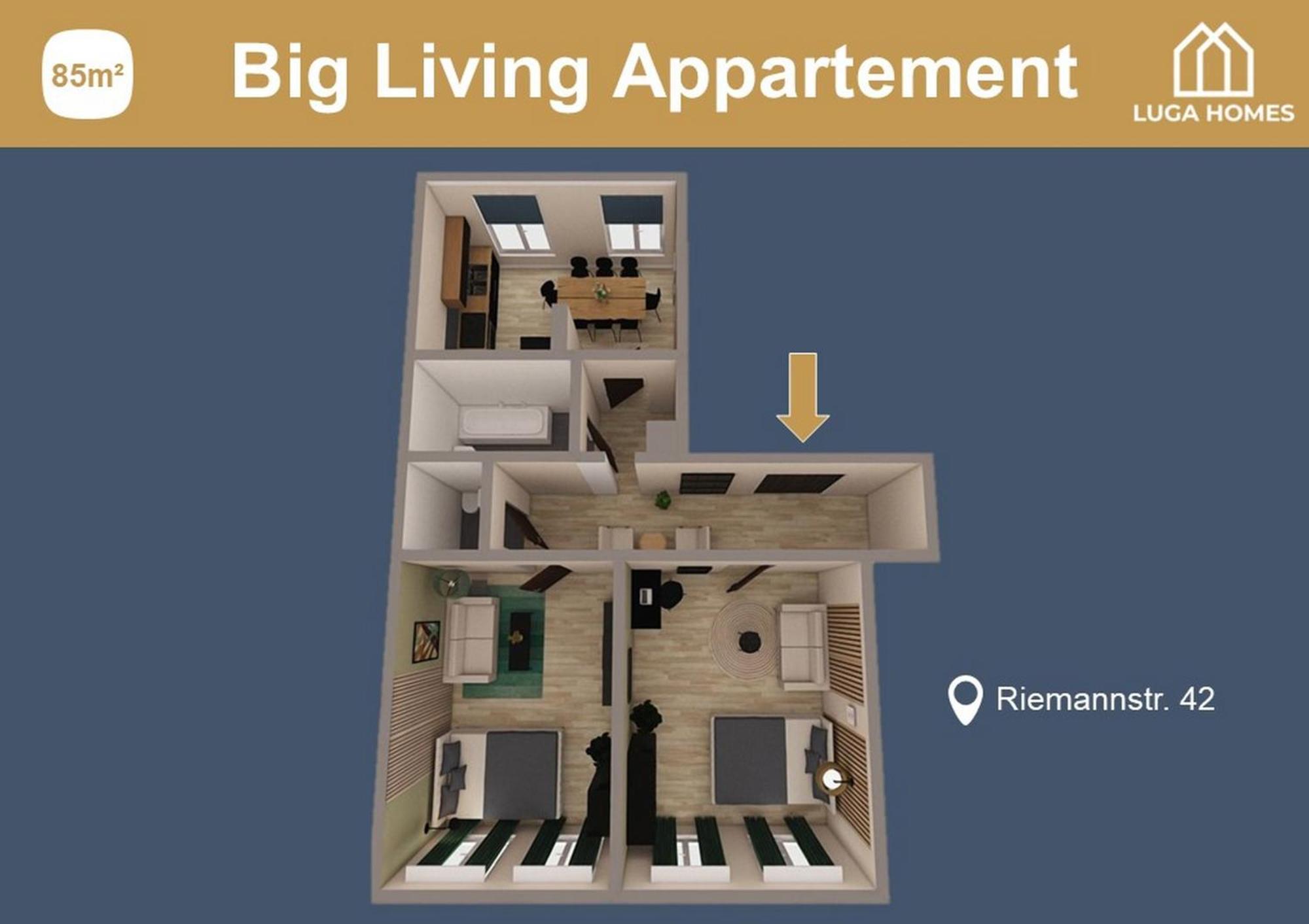 Luga Homes - Karli ไลป์ซิก ภายนอก รูปภาพ